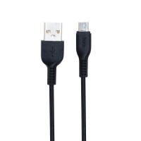 Кабель USB Hoco X20 microUSB 2m чорний