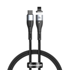 Кабель USB Baseus Zinc Magnetic Safe Fast Charging Type-C to Lightning PD 20W чорний
