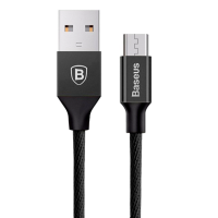 Кабель USB Baseus Yiven microUSB 2A 1m чорний