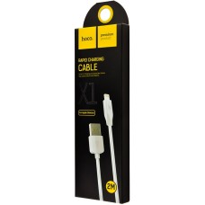 Кабель USB Hoco X1 lightning Rapid 2m білий