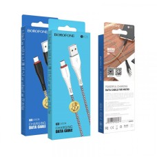 Кабель BOROFONE BX25 Powerful для Micro 2.4A/1m black
