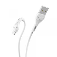 Кабель Hoco X37 Cool Power для Micro 2,4A/1m. White