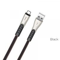 Кабель HOCO U48 Super Speed Cable для Micro 2,4A/1,2m. Black