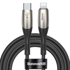 Кабель USB Baseus Horizontal Type-C to Lightning PD 18W 2m чорний