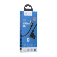 Кабель USB Hoco U37 lightning Long Roam 2.4A 1.2m чорний