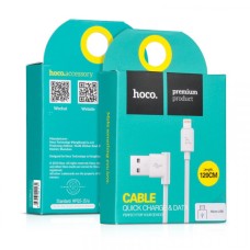 Кабель HOCO UPL11 L-Shape Lightning 1,2m white