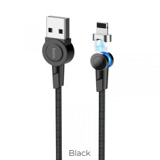 Кабель HOCO S8 Magnetic charging cable для Lightning Black