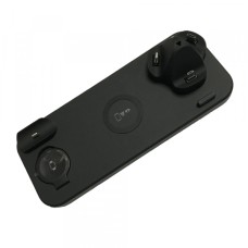Зарядний пристрій 6 IN1 (Micro, Lightning, Type-C) FAST CHARGER Black