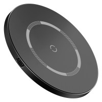 Бездротовий зарядний пристрій Baseus Simple Magnetic 15W чорний