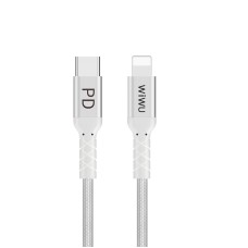 Кабель WiWU Type C для Lightning MFI Data Sync Charging Cabele WP101 (Grey)
