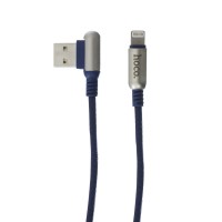 Кабель USB Hoco U17 Capsule Lightning Cable 1.2 м синій