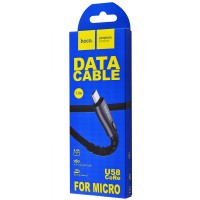 Кабель USB Hoco U58 Core microUSB 1.2m чорний