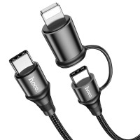 Кабель 2 в 1 X50 Exquisito PD 60W для заряджання та передачі даних