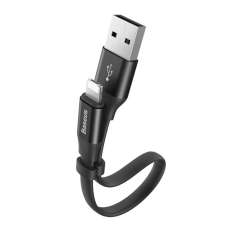 Кабель USB Baseus Micro/Lightning Nimble 2-1 2.0A 0.23m чорний