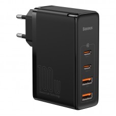 Зарядний пристрій Baseus GaN2 Pro Quick Charger 2C+2U 100W EU Чорний (CCGAN2P-L01)