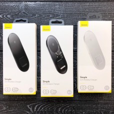 Бездротовий зарядний пристрій Baseus Simple 2in1 Wireless Charger 18W Max For Phones+Pods