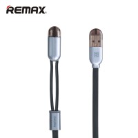 Кабель USB Remax Twins RC-025t чорний