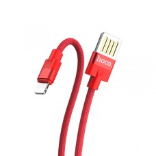 Кабель HOCO U55 Outstanding Cable для Lightning 2-Sided/2,4A/1,2m. Red