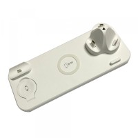 Зарядний пристрій 6 IN1 (Micro, Lightning, Type-C) FAST CHARGER White