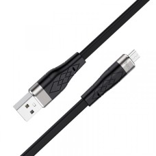 Кабель HOCO X53 Ange silicone charging data для Micro 2,4A/1m. Black