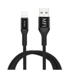 Кабель WiWU USB для Lightning MFI Data Sync Charging Cabele WP201/WP202 (Black)