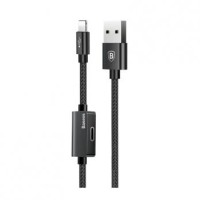 Кабель перехідник Baseus Music series Audio Cable для iP чорний