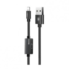 Кабель перехідник Baseus Music series Audio Cable для iP чорний