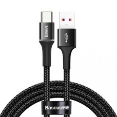 Кабель Baseus Halo USB to Type-C 3A 2m Black CATGH-C01