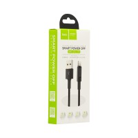 Кабель USB Hoco U47 Smart Power Lightning 2.4A 1.2m чорний