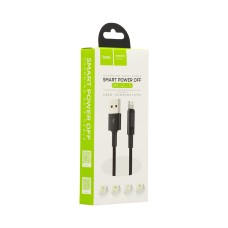 Кабель USB Hoco U47 Smart Power Lightning 2.4A 1.2m чорний