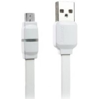 Кабель USB Remax RC-029 Breathe microUSB 1m білий