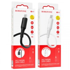 Кабель BOROFONE BX47 Coolway для Micro 2.4A/1m black