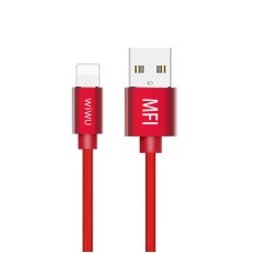 Кабель WiWU USB для Lightning MFI Data Sync Charging Cabele WP201/WP202 (Red)