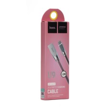 Кабель USB Hoco U9 Zinc Alloy Lightning (1.2 m) рожевий