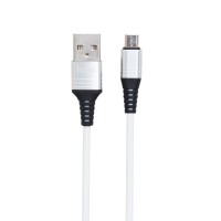Кабель USB Hoco U46 Tricyclic microUSB 2A 1m сталевий