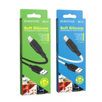 PD Кабель BOROFONE BX42 Encore silicone Lightning 20W/3A/1m black