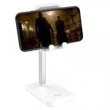 Настільний тримач Hoco PH27 Soaring metal desktop stand 4,7-10 White