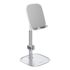 Тримач настільний Baseus Literary Youth Desktop Bracket (Wireless Charging) Silver SUWY-D0S