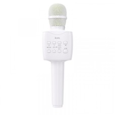 Портативна колонка-мікрофон HOCO BK5 Cantando karaoke microphone BT 5.0 White