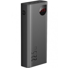 Повербанк портативний акумулятор Power bank Baseus Adaman Metal Digital Display 22.5W 30000 mAh Black