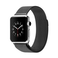 Ремінець Milanese Loop Black для Apple Watch 38mm/40mm/41mm
