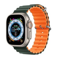 Ремінець для Apple Watch 38mm / 40mm / 41mm Ocean Band green orange