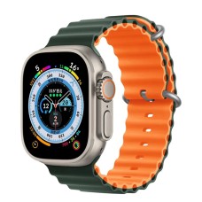 Ремінець для Apple Watch 38mm / 40mm / 41mm Ocean Band green orange