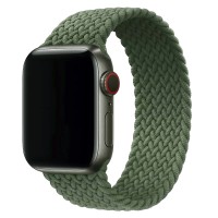 Ремінець Braided Solo Loop для Apple Watch 38mm / 40mm / 41mm 144mm Inverness Green