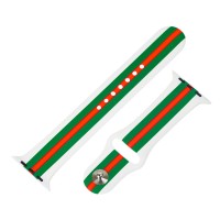 Ремінець Sport Band для Apple Watch 42mm / 44mm / 45mm gucci white