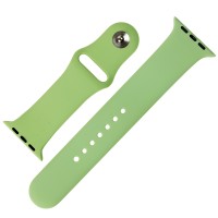 Ремінець для Apple Watch 42mm / 44mm / 45mm Band Silikone Two - Piece м'ятний