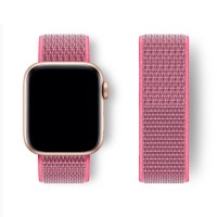 Нейлоновий ремінець Nylon loop 42mm/44mm/45mm для Apple Watch (Hot Pink)
