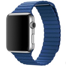 Ремінці Apple Watch Leather Loop Magnet 42mm/44mm/45mm Синій
