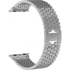 Ремінці Apple Watch Stainless Luxury Steel 38mm / 40mm / 41mm ( Сріблястий / Silver )