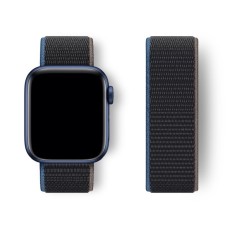 Нейлоновий ремінець Nylon loop 42mm/44mm/45mm для Apple Watch (Charcoal)